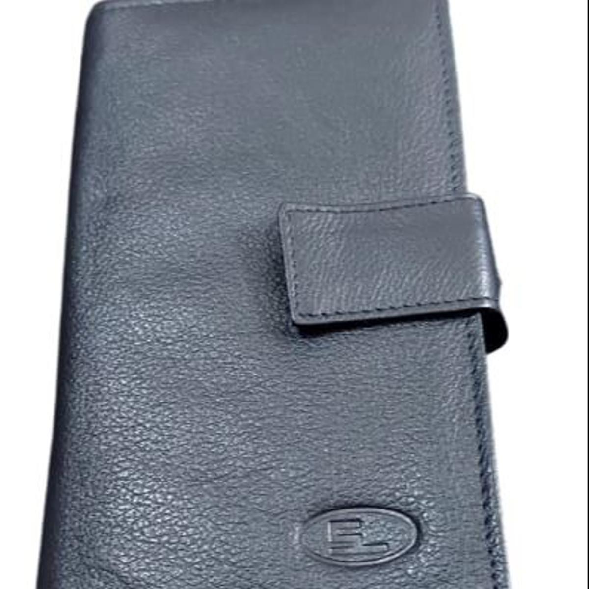 GENTS MOBILE LEATHER WALLET BLACK Sreeleathers INDIAN  306995802