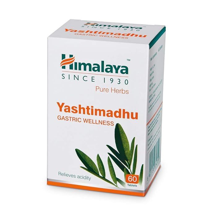 Himalaya Wellness Pure Herbs Yashtimadhu GASTRIC WELLNESS 60 Tablets INDIAN