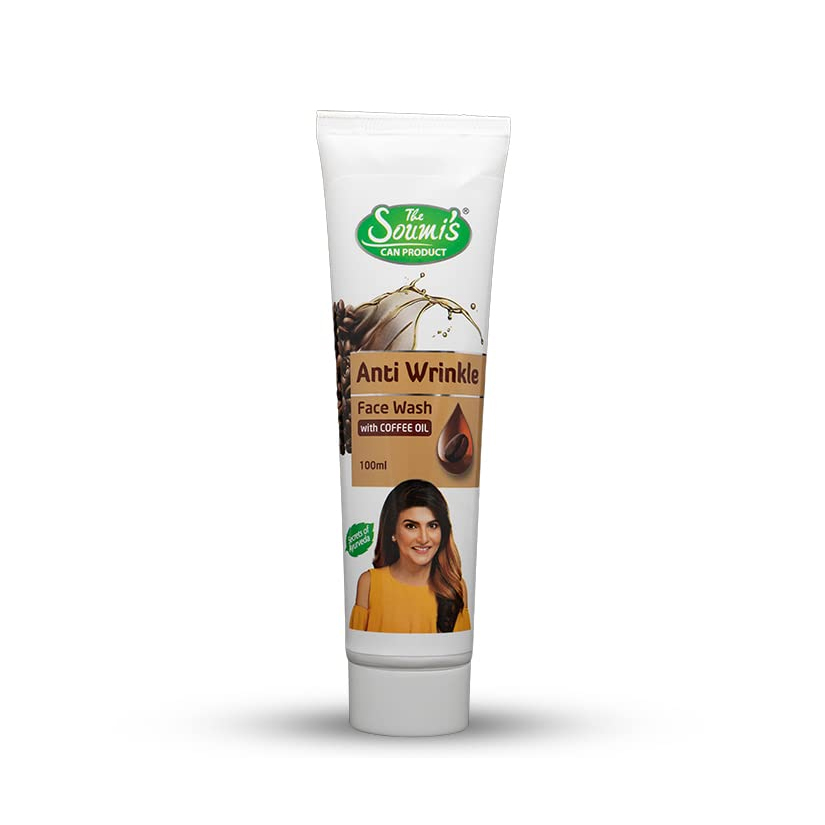 The Soumi's Can Product Anti Wrinkle Face Wash With Coffee Oil - 100ML INDIAN  -175884388