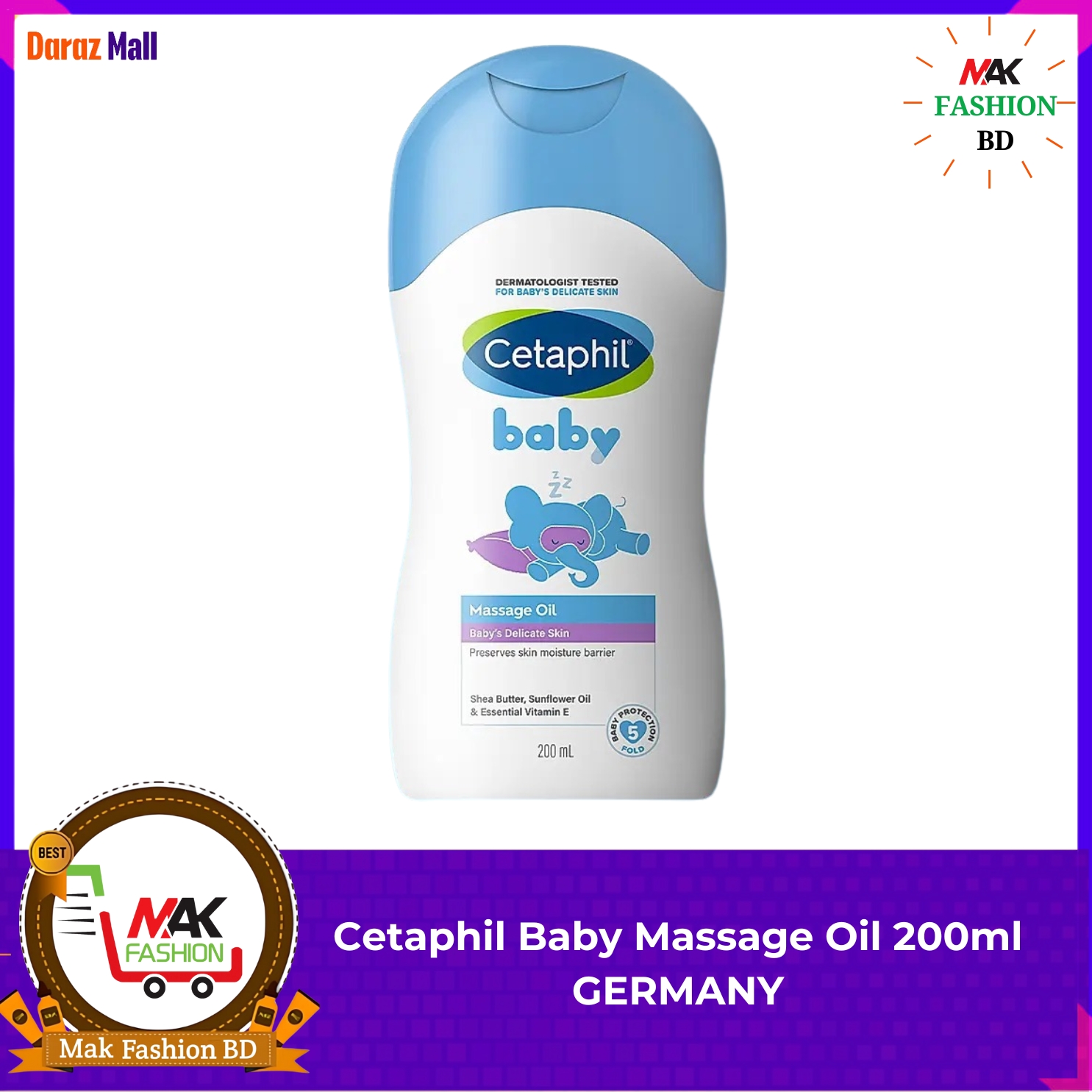 Cetaphil Baby Massage Oil 200ml GERMANY -210553191
