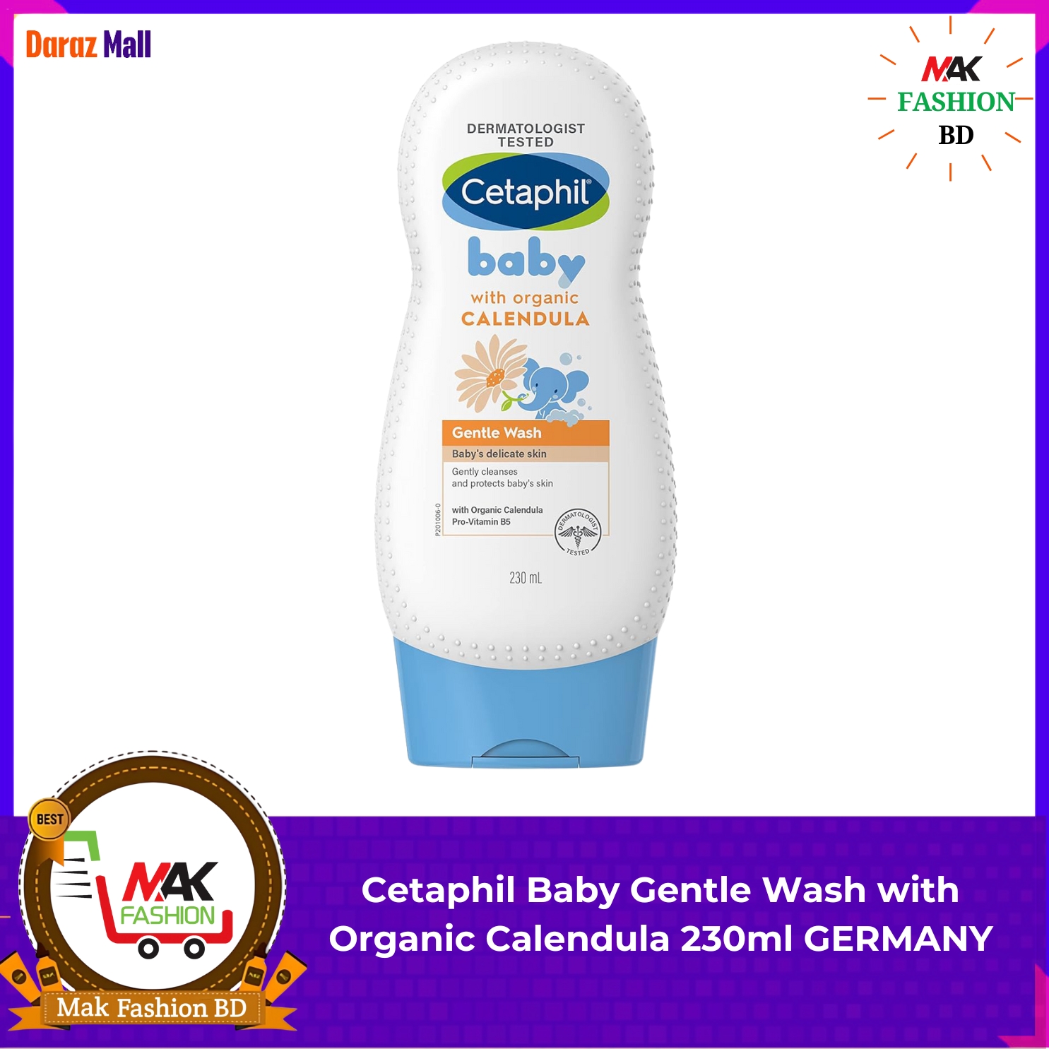 Cetaphil Baby Gentle Wash with organic calendula 230ml GERMANY 275816272