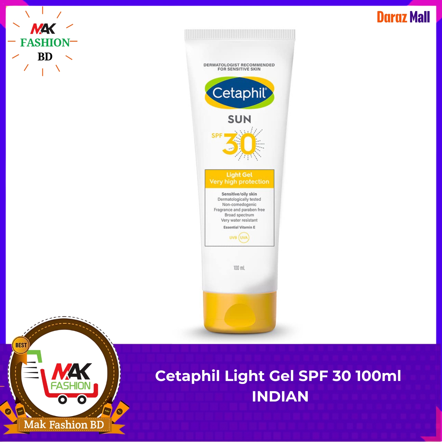Cetaphil Light Gel SPF 30 100ml INDIAN  306689104