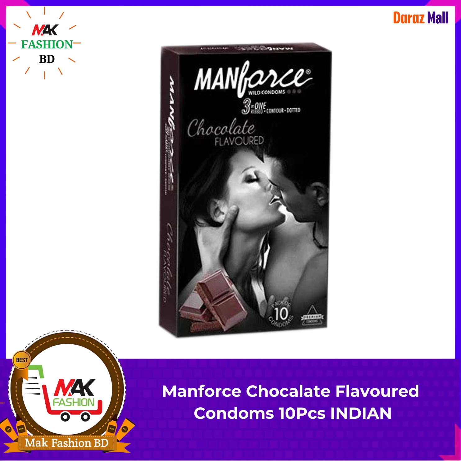 Manforce Chocalate Flavoured Condoms 10Pcs INDIAN 312073386