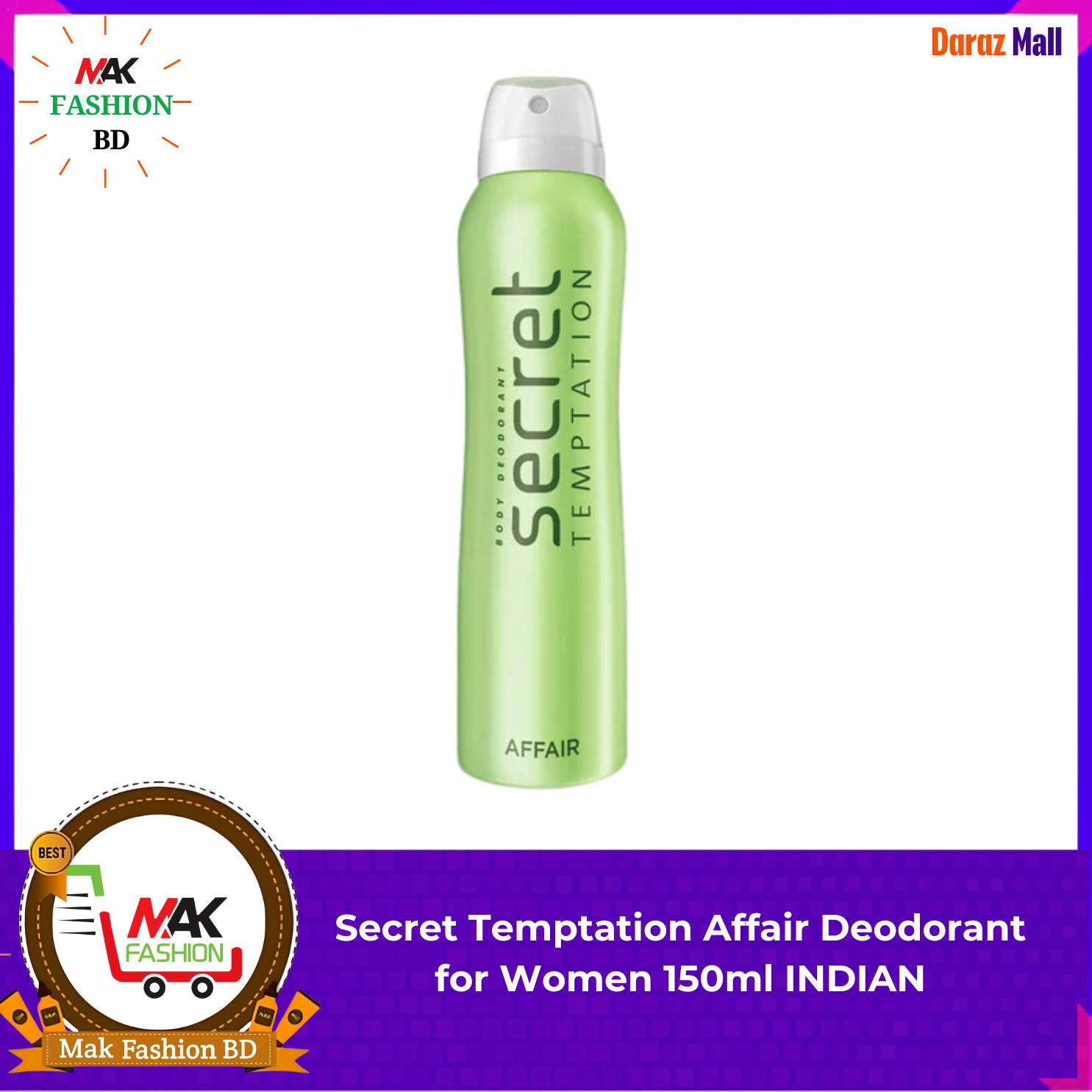 Secret Temptation Affair Deodorant for Women 150ml INDIAN 321798344