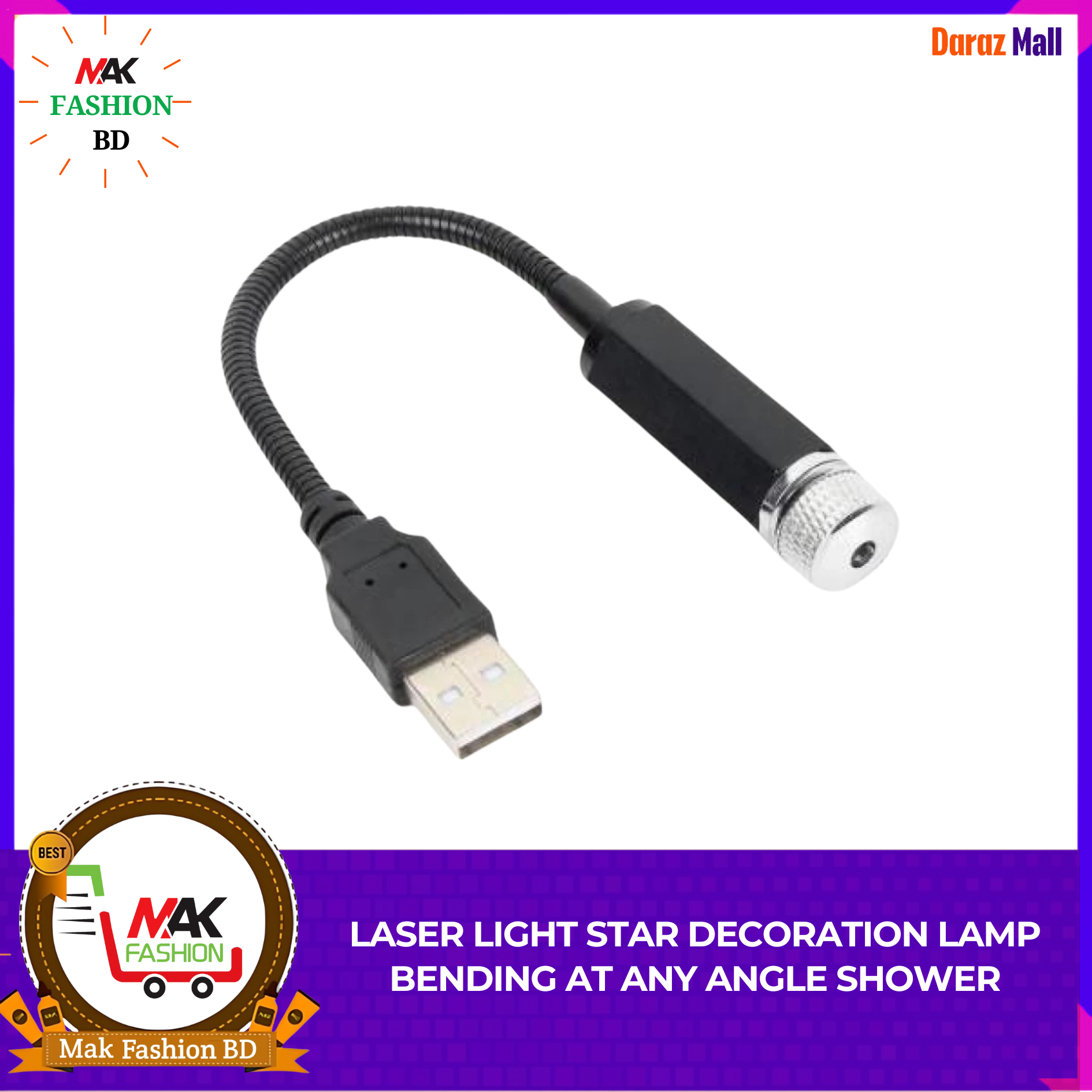 Laser Light Star Decoration Lamp Bending At Any Angel Shower Ball Diameter 3cm INDIAN 325216146