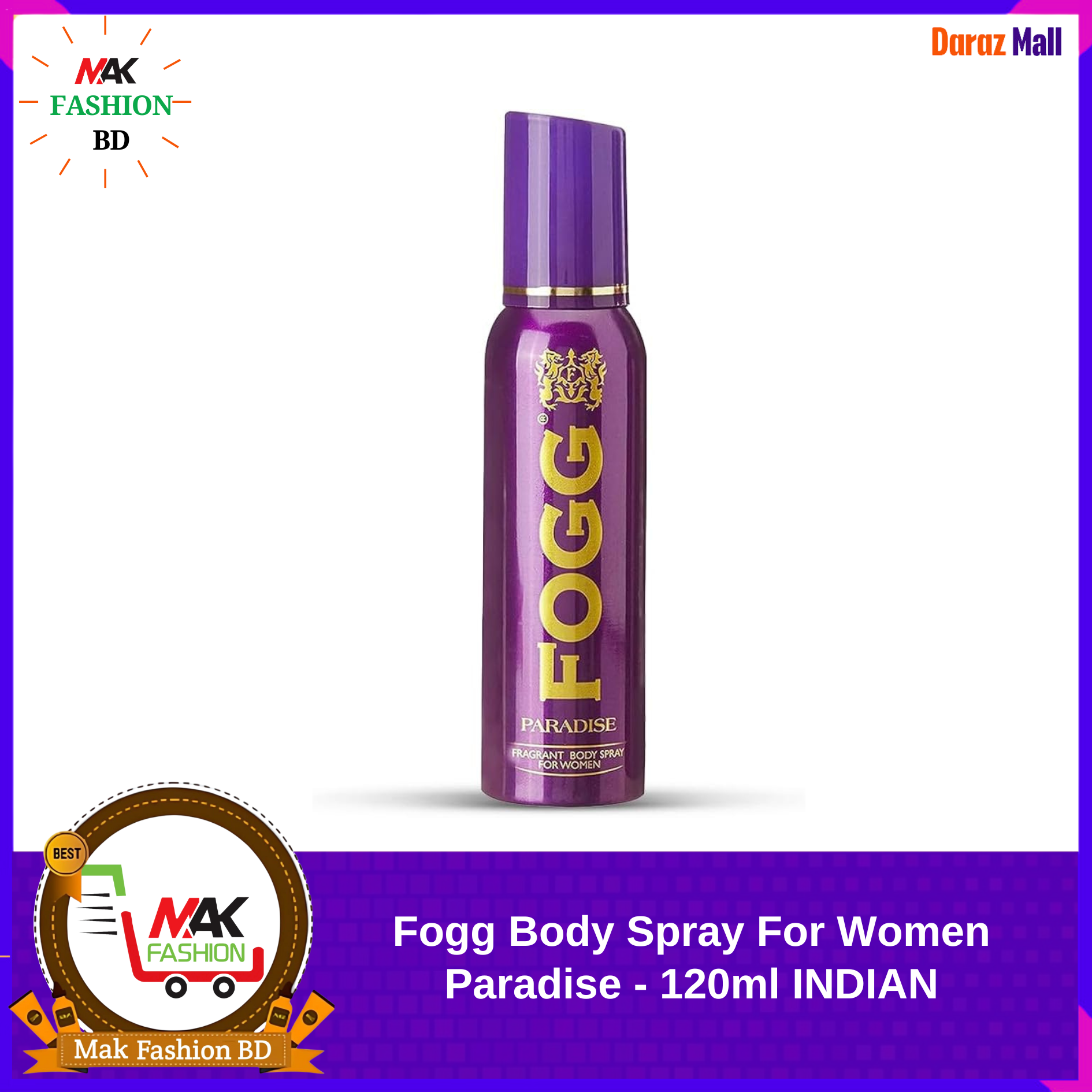 Fogg Body Spray For Women Paradise 120ml INDIAN 328141808
