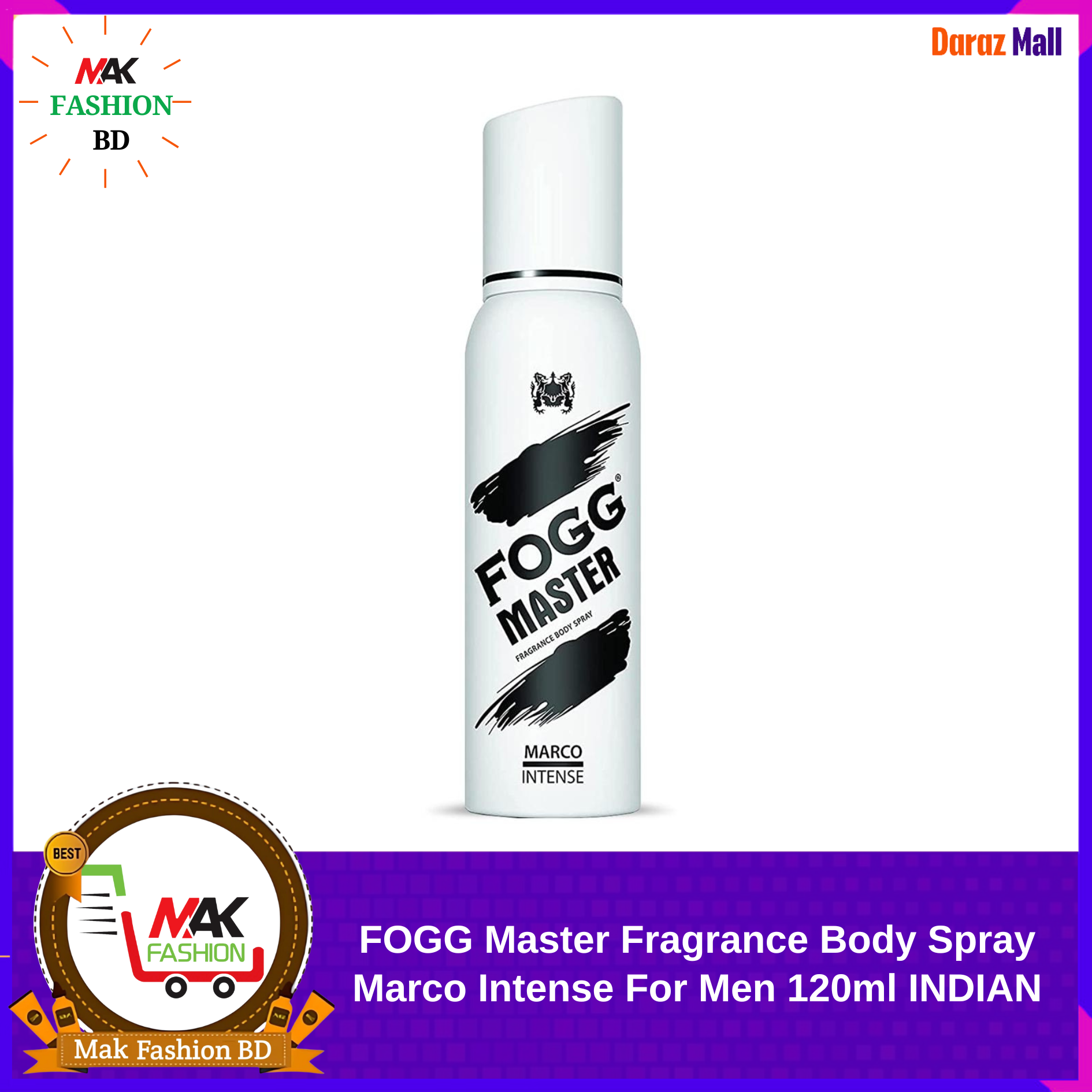 FOGG Master Fragrance Body Spray Marco Intense For Men 120ml INDIAN 328144644