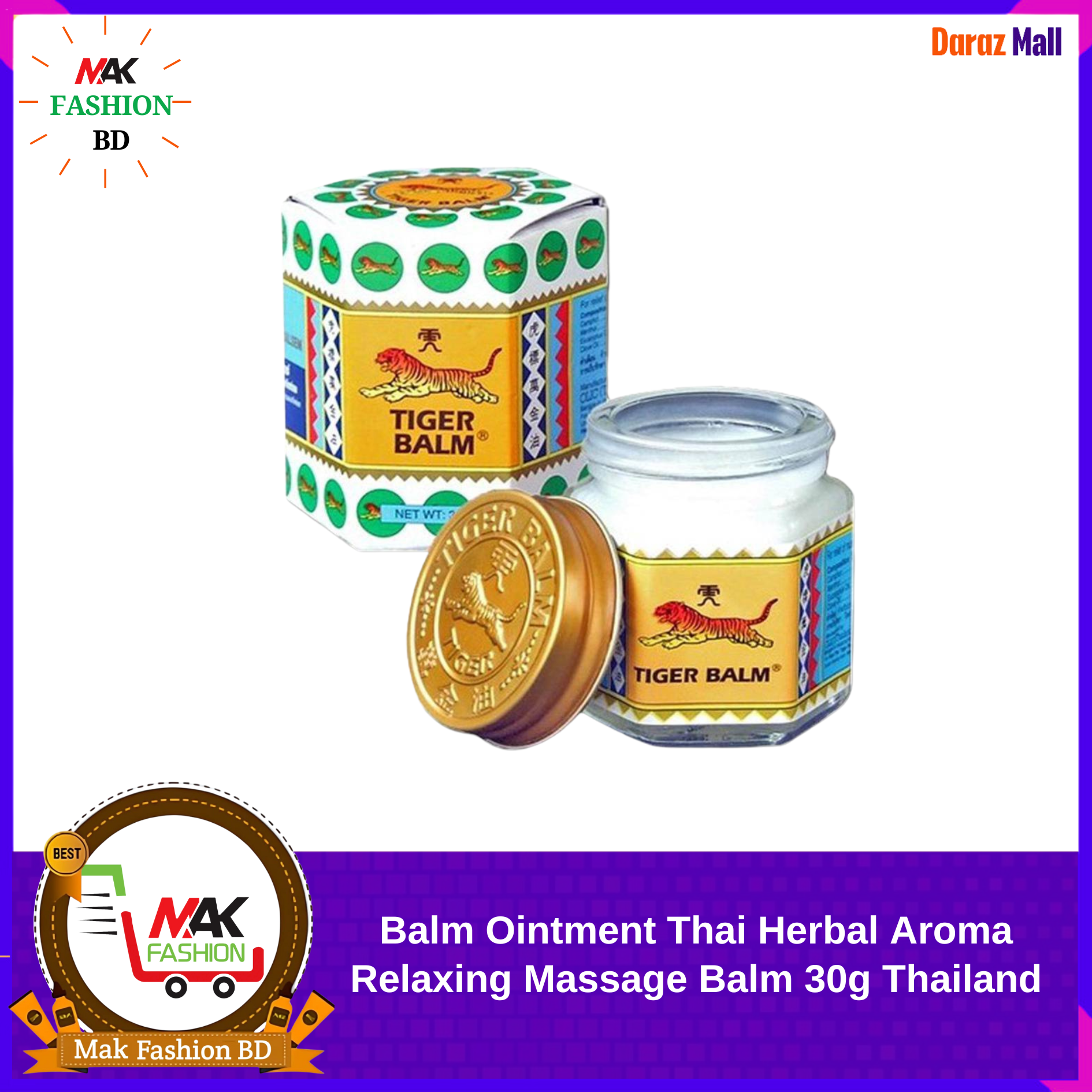 Balm Ointment Thai Herbal Aroma Relaxing Massage Balm 30g Thailand 332434751