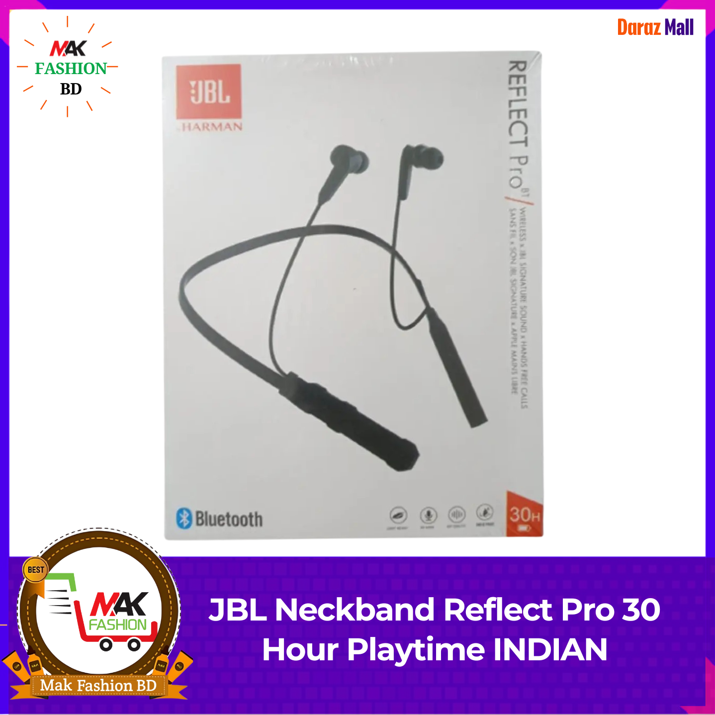 JBL Neckband Reflect Pro 30 Hour INDIAN 523925524