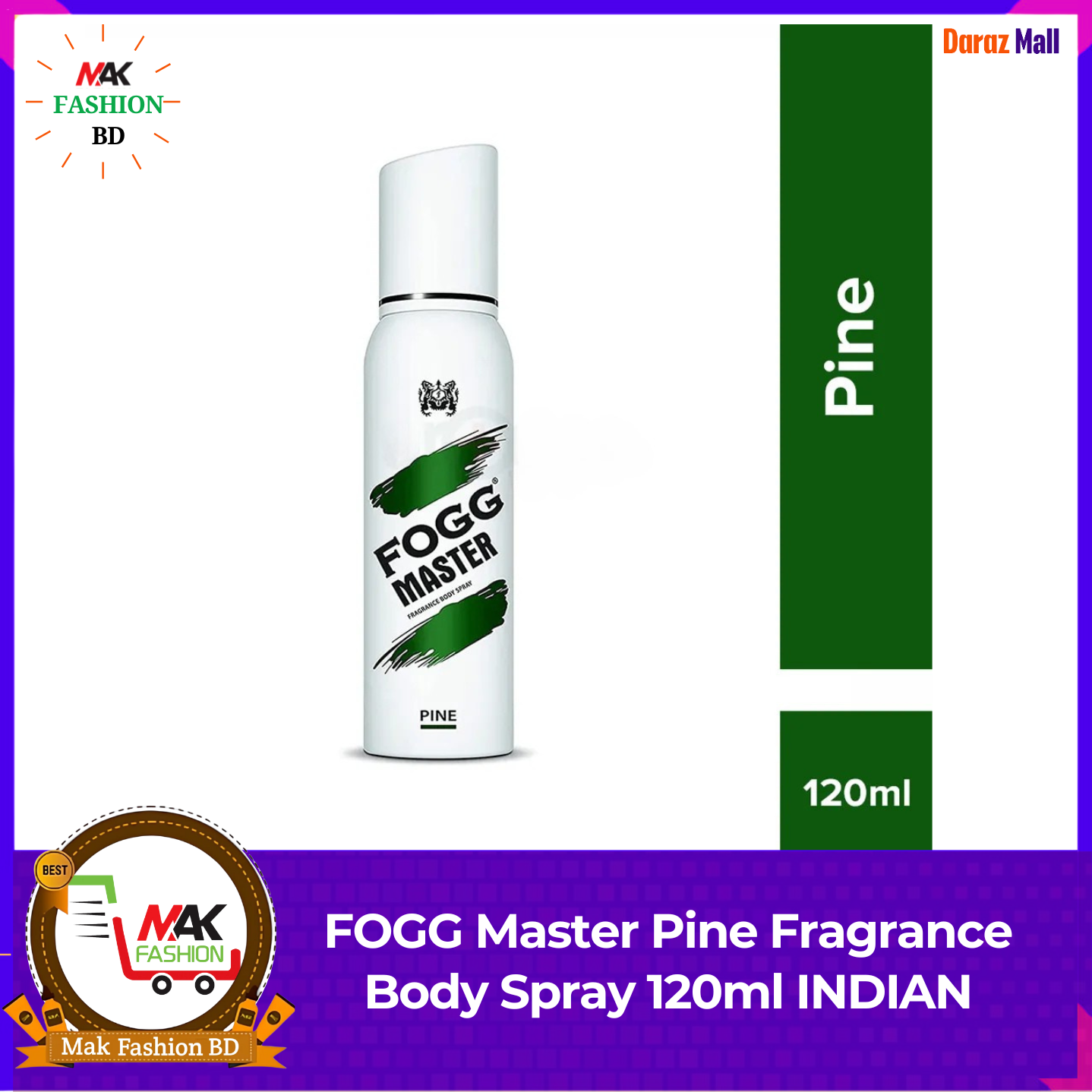 FOGG Master Pine Fragrance Body Spray 120ml INDIAN  388026836