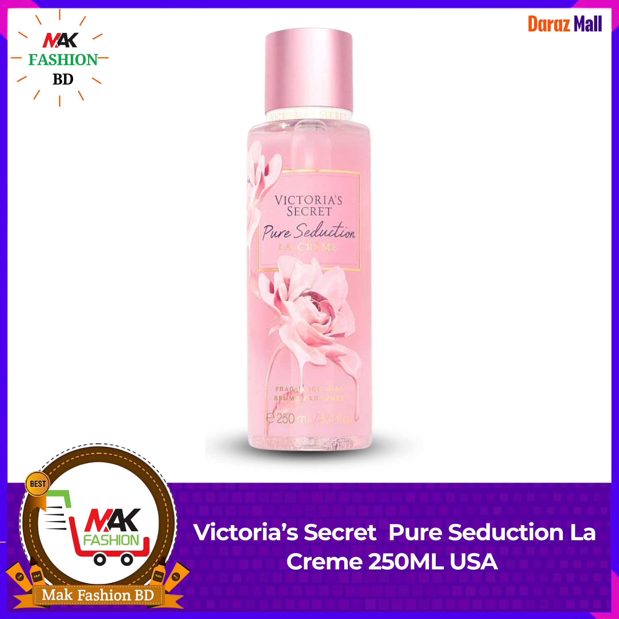 Victoria’s Secret Pure Seduction La Creme 250ML USA 529907142
