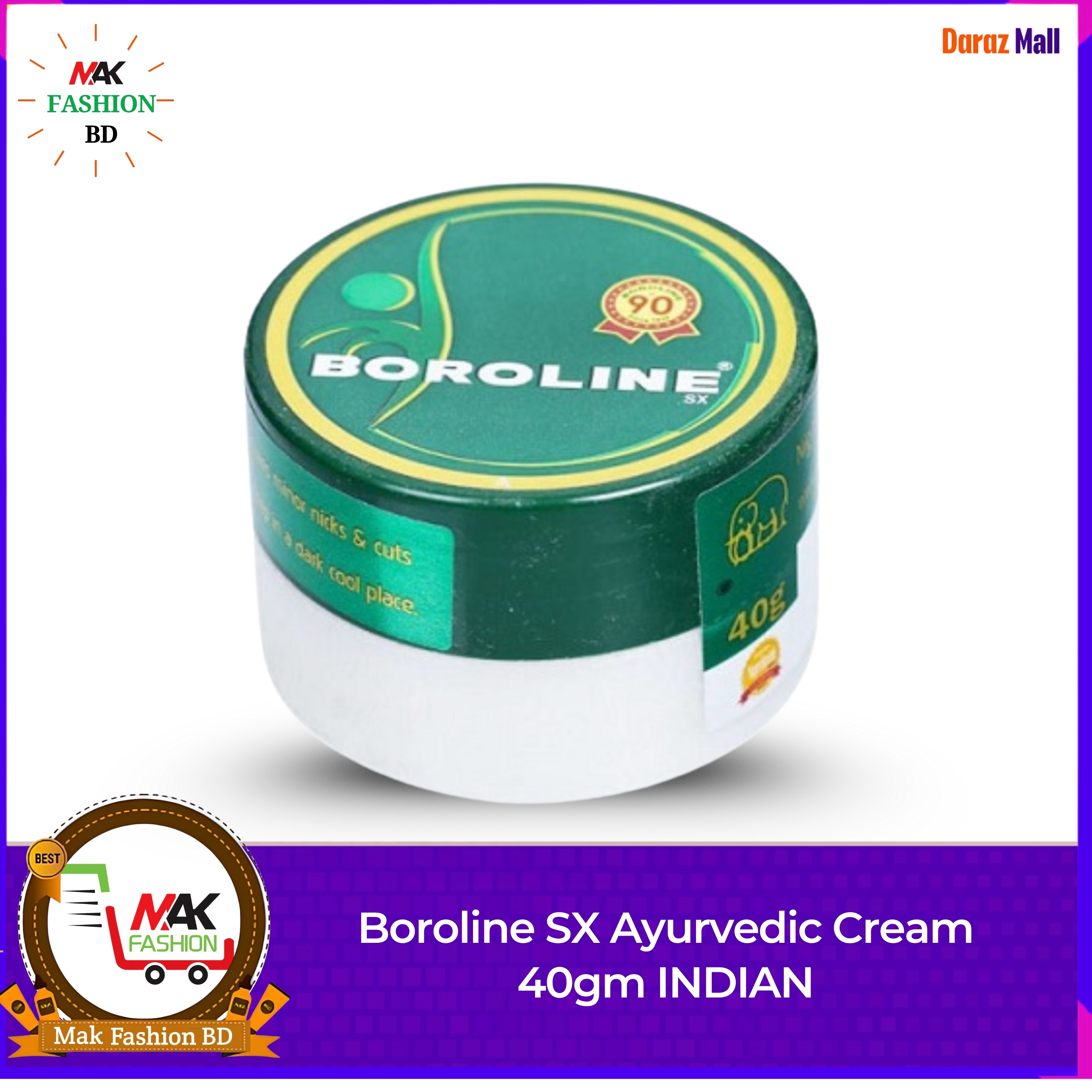 Boroline SX Ayurvedic Cream 40gm INDIAN 165878206