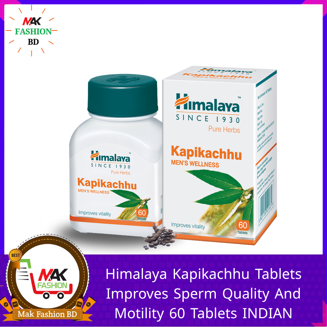 Himalaya Kapikachhu Tablets  Improves Sperm Quality And Motility  60 Tablets INDIAN
