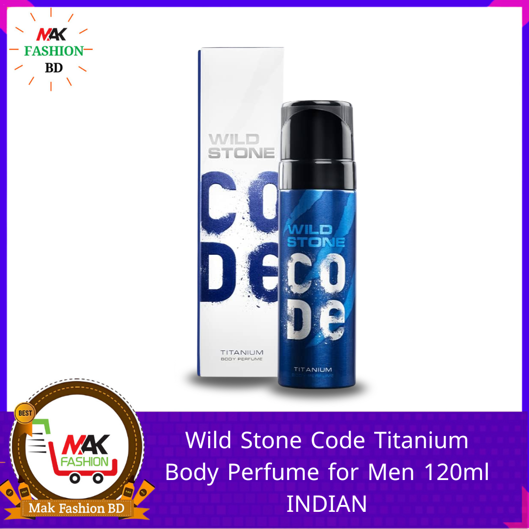 Wild Stone Code Titanium Body Perfume for Men 120ml INDIAN 541341252