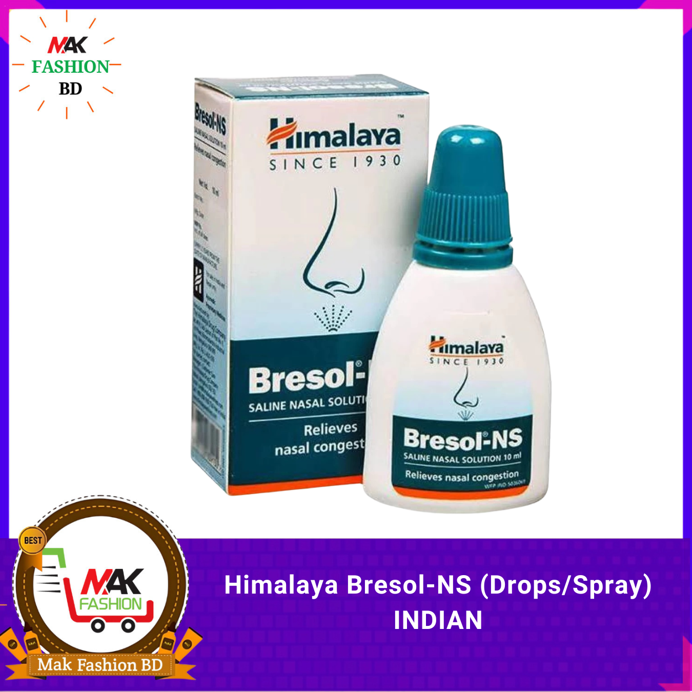 Himalaya Bresol-NS (Drops/Spray) INDIAN